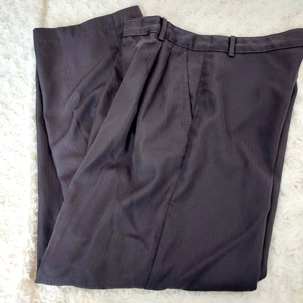 Perry Ellis Young Men's Charcoal dress slacks 12 Regular Formal Church Wedding